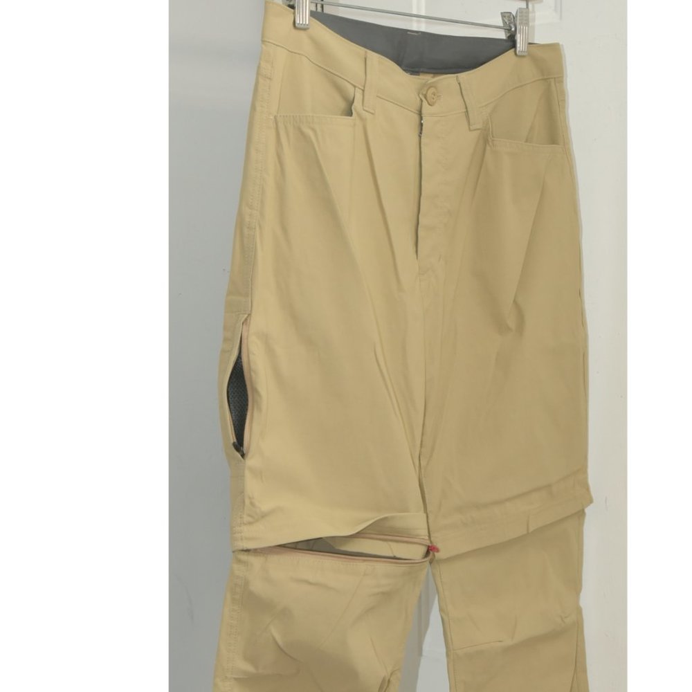 Eddie Bauer Convertible Tech Pants Tan - Picture 4 of 10
